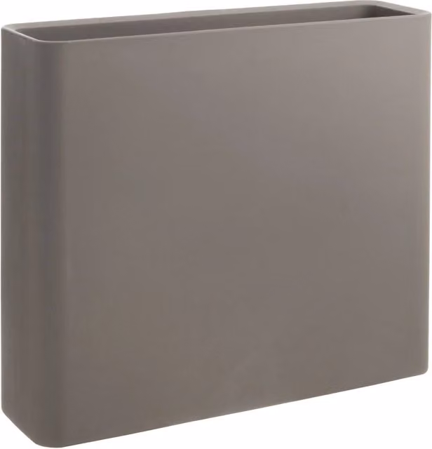 Vaso 90x27x77 cm in Polietilene Divio 80 Cappuccino Indoor