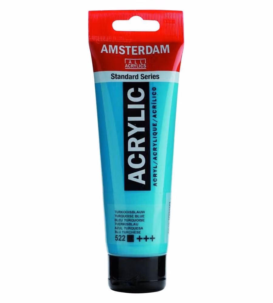 Amsterdam Acrylic 120 ml Blu Turchese