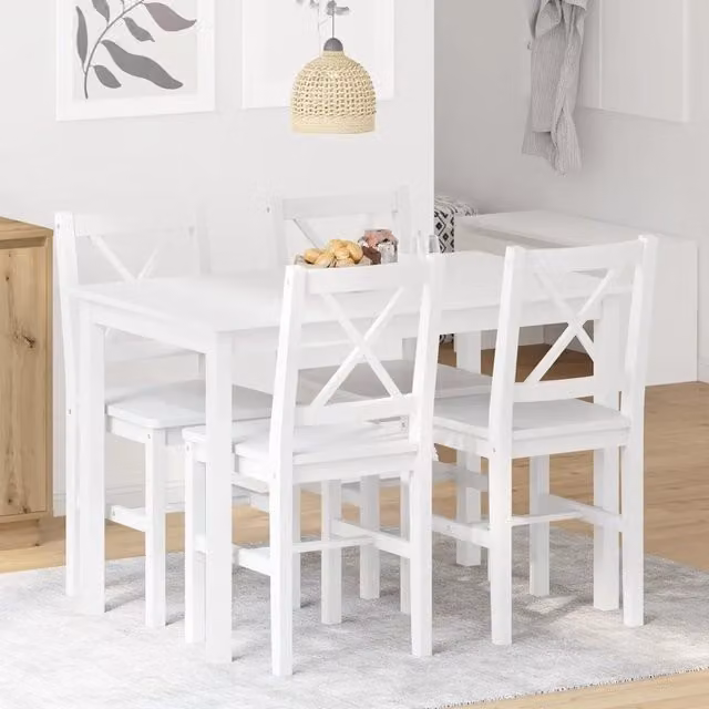 Set da Pranzo 5 pz Bianco 240883