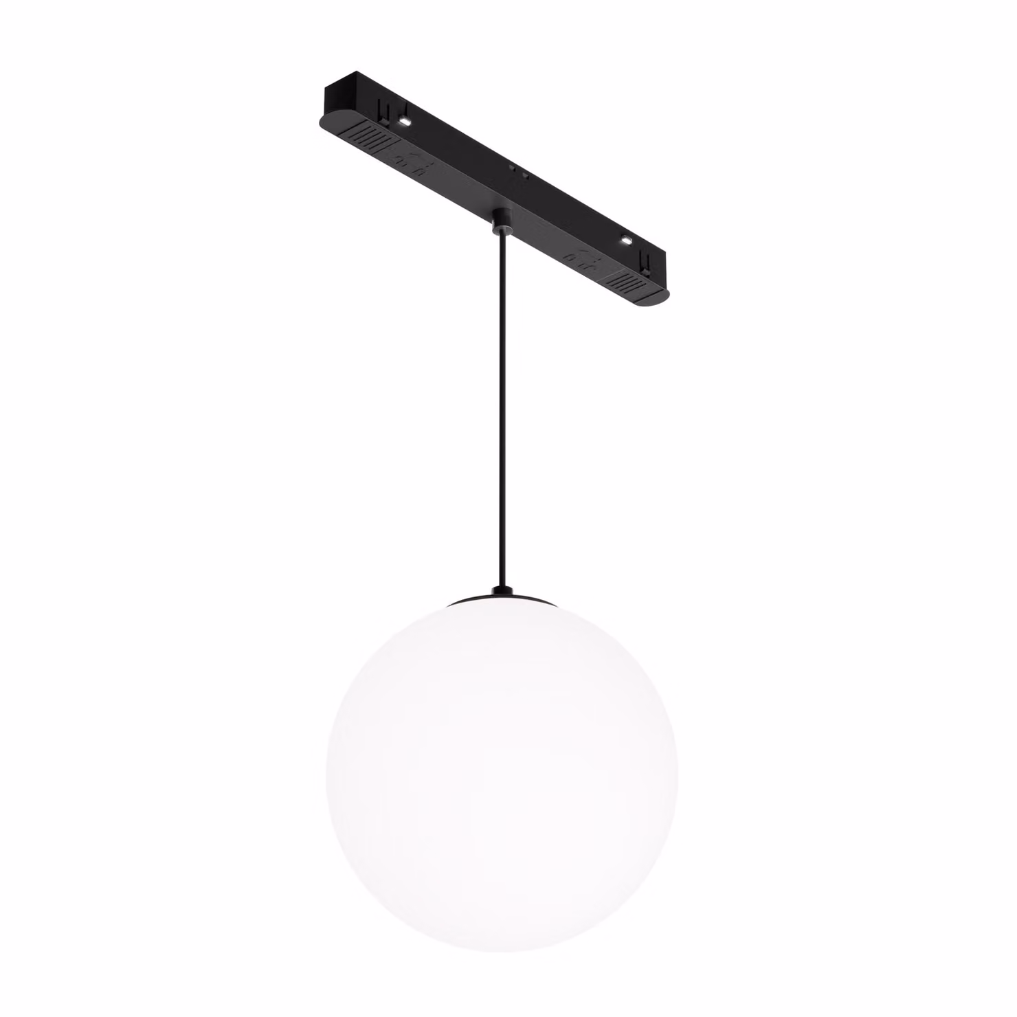 Maytoni lampada a sospensione per sistema di binari magnetici Exility Luna LED incl. vetro nero Dimmerabile 5W per cucina, camera da letto, soggiorno, sala da pranzo, atrio