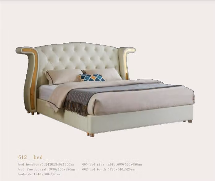 Polster Design Luxus Bett 180x200cm Betten Leder Moderne Schlafzimmer Möbel