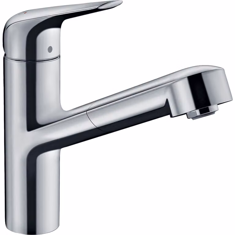 hansgrohe Focus M42 mitigeur monocommande de cuisine M42 150, bec extractible, 1 jet, 71814000, 71814000