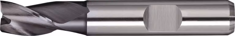 Fresa a scanalatura DIN 327 tipo N, diametro nominale 10 mm, HSS-Co8 TiCN DIN 1835 B, numero di taglienti 3, corta