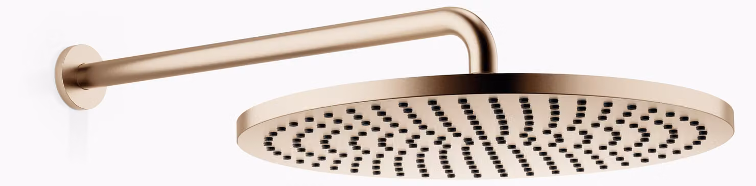 Douche de pluie Dornbracht avec fixation murale, Ø 400mm, saillie 450mm, flowReduce, 28658970-46, 28658970-46