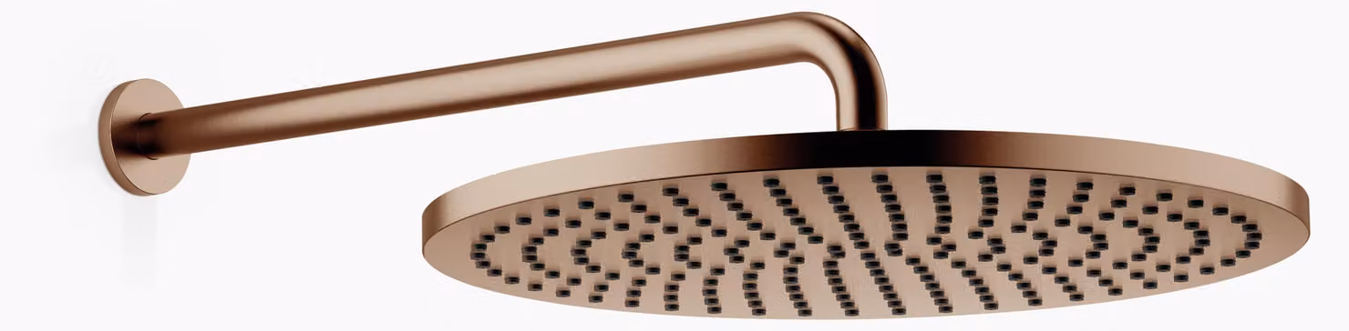 Douche de pluie Dornbracht avec fixation murale, Ø 400mm, saillie 450mm, flowReduce, 28658970-42, 28658970-42