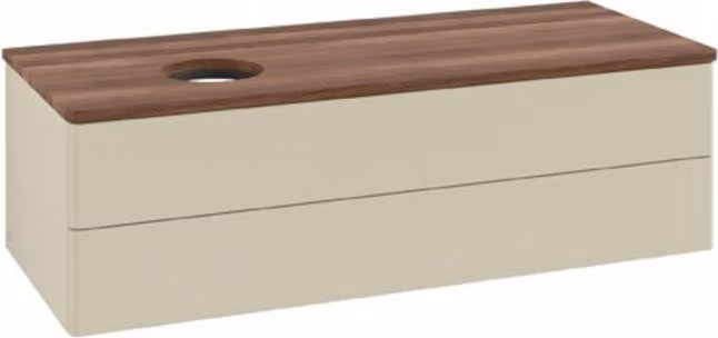 Mobile V&B senza struttura frontale Antao 120x36x50cm, WBP w. wal, si Gr m Lac