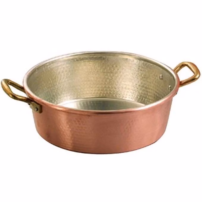 Casseruola Vigor 9407828 in Rame Colore Bronzo con 2 Manici, Diametro: 28 cm – 2
