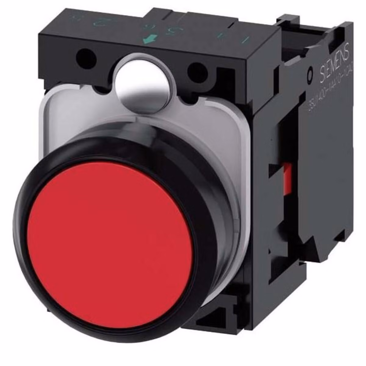 Siemens Anello frontale del pulsante in plastica, attuatore piatto rosso SIRIUS ACT 3SU1100-0AB20-1CA0 1 pz