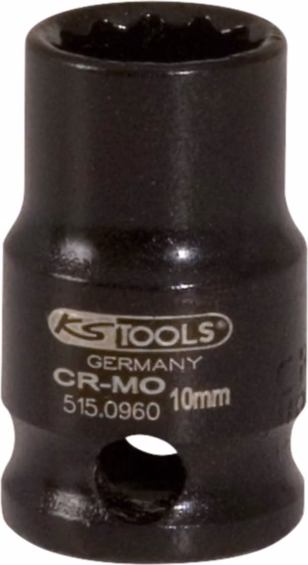 KS TOOLS 3/8" presa elettrica a 12 punte corta 10 mm - 515.0960