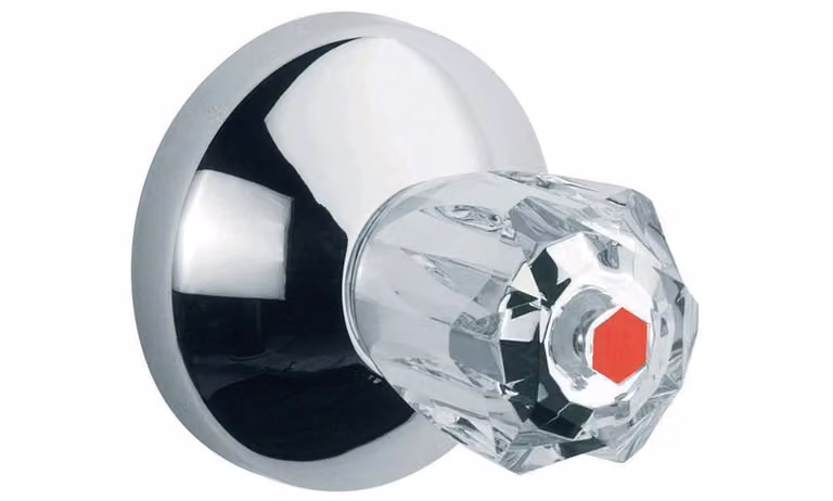 Valvola da incasso Grohe unità superiore ATLANTA Maniglia Brillant marcatura rosso cromo