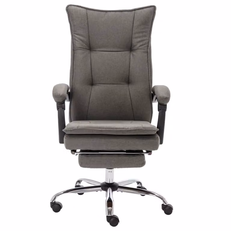 Sedia da ufficio in tessuto grigio, 20369 HangarStore.cz