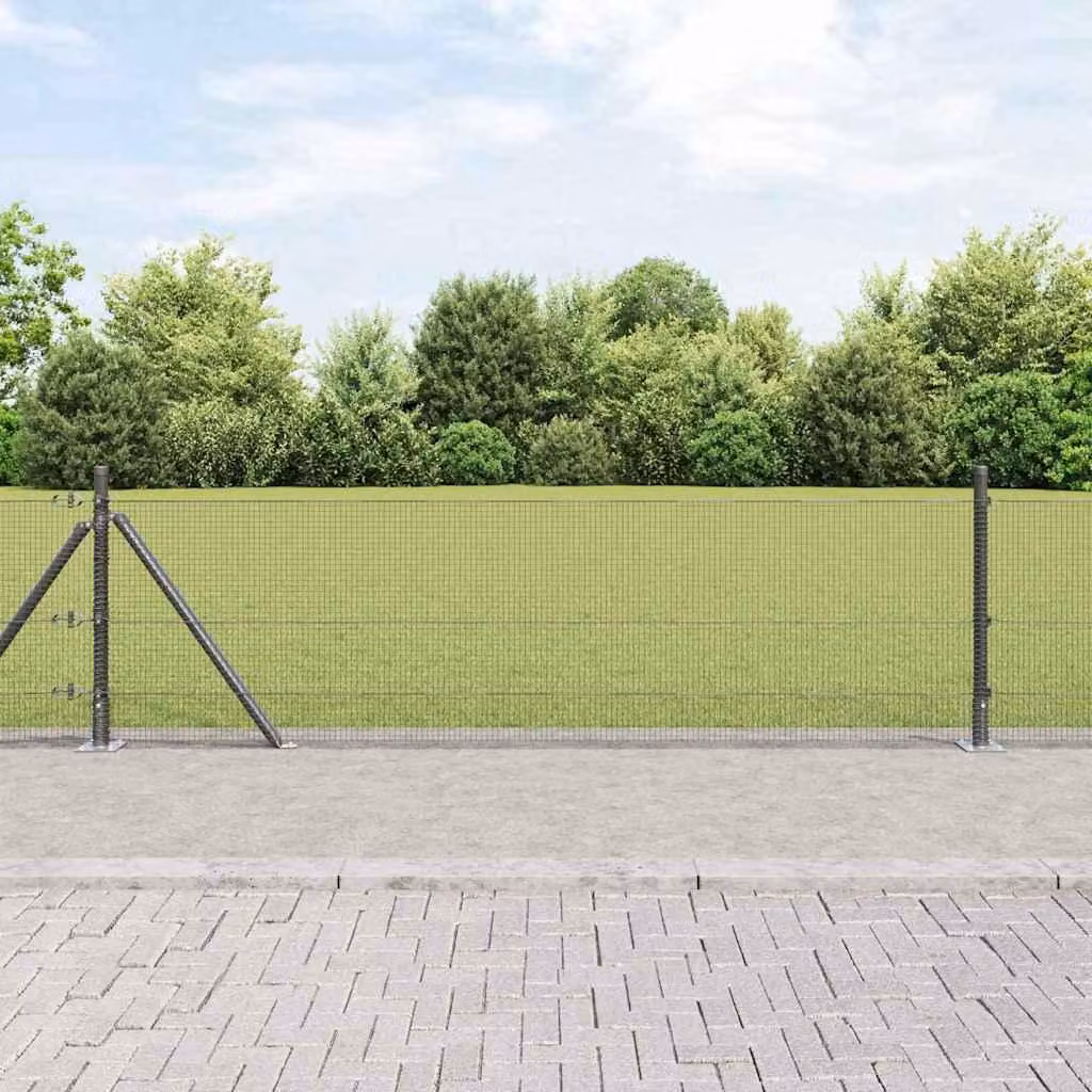 Maison Exclusive - Palo della recinzione Grigio 10 x 0,6 m (rete 12 x 12 mm)