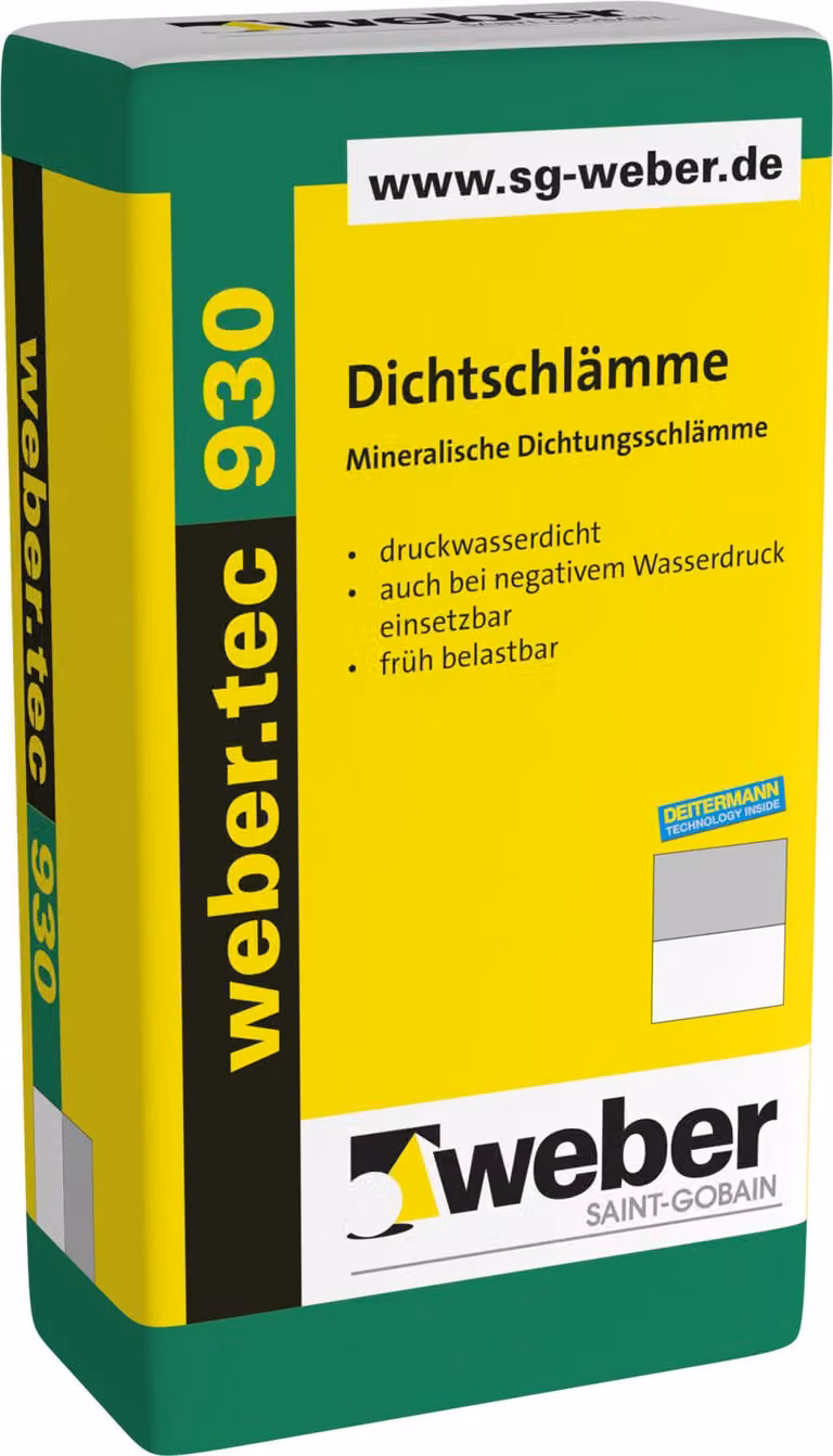 weber.tec 930 Dichtschlämme DS grau 25kg