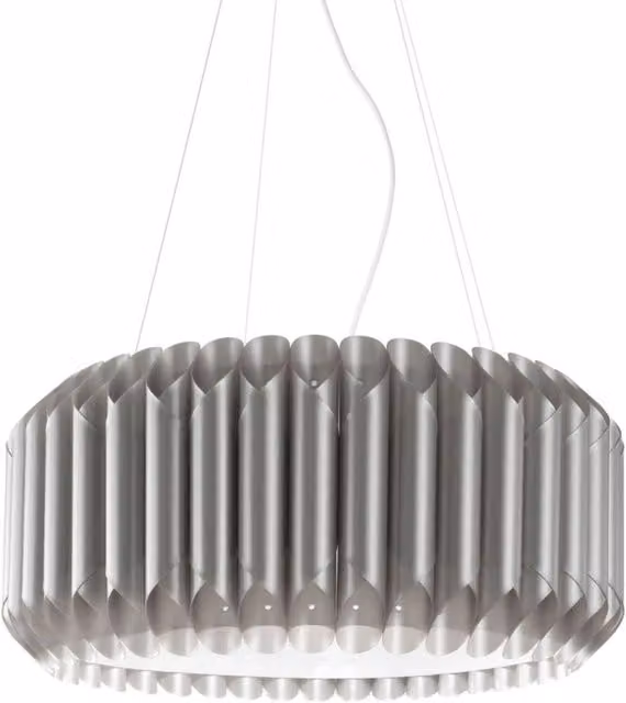 Sospensione 5 Luci in Metallo Cromato Cm. 60 x 31h