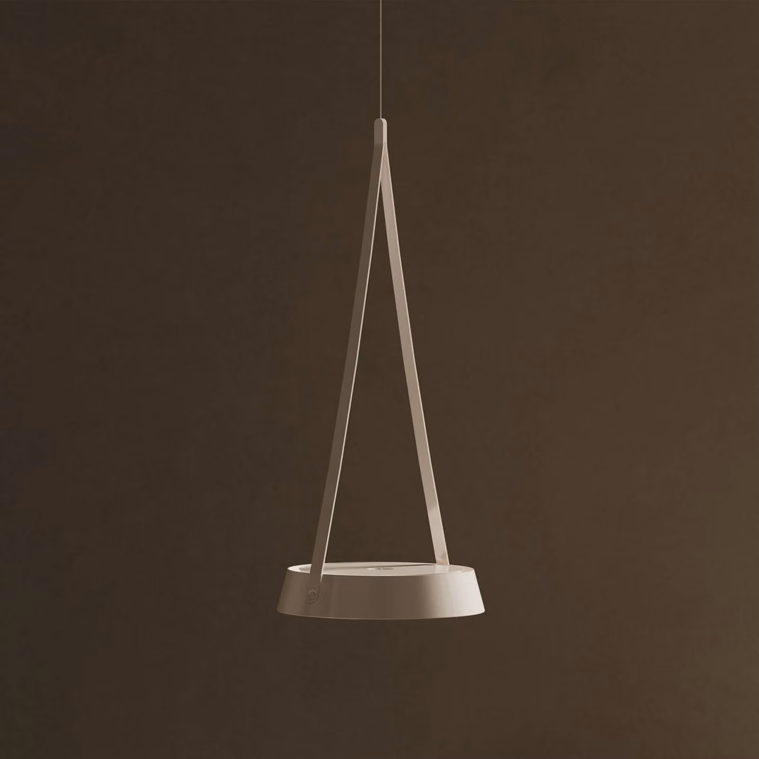 Sigor Lampada LED a sospensione Mahina, bianca, Ø 17 cm, metallo, CCT dimmerabile, Bianco / Opale, Soggiorno / Sala da pranzo, Alluminio, Moderno
