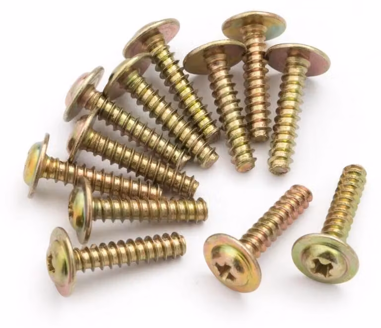 Viti autofilettanti a testa a flangia, modello PWTHO2.6*12mm