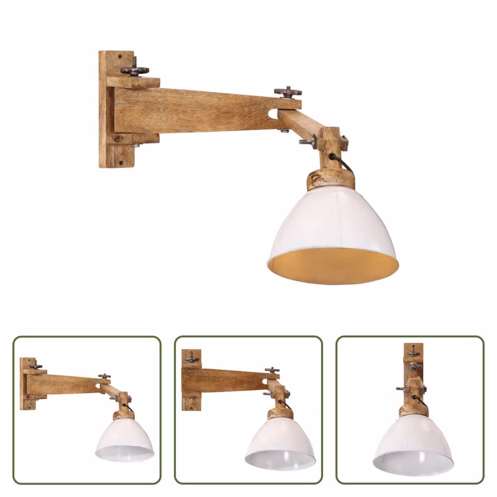 The Living Store Lampada da parete 25 W Bianca E27