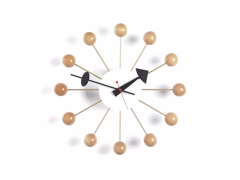 Ball Orologio da Parete - Faggio