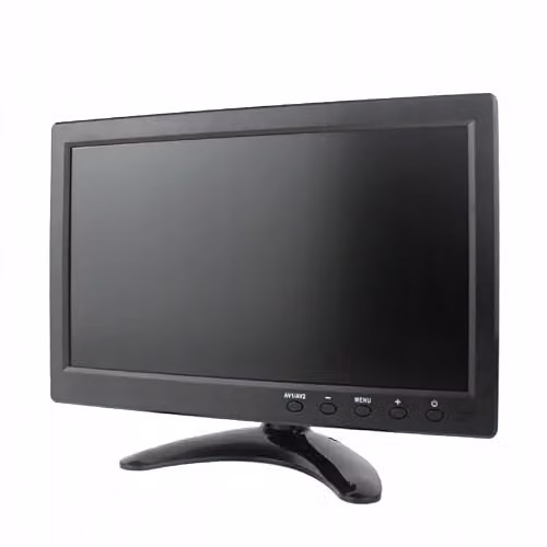 Rosfix Display per Microscopio 10,1" – Schermo LCD 1024x600, HDMI/VGA/USB/AV/BNC | Montaggio su Supporto | Uso Didattico, Industriale, Medico | Monitor per Microscopi