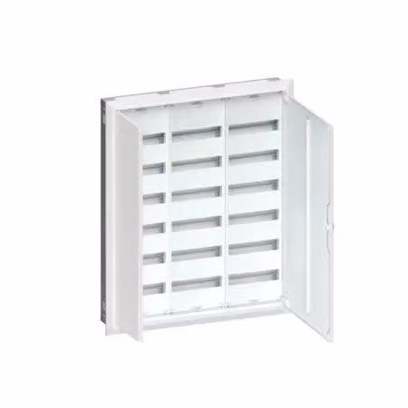 Distributore da campo Hager da incasso, 3x6 file con FWU63A universale