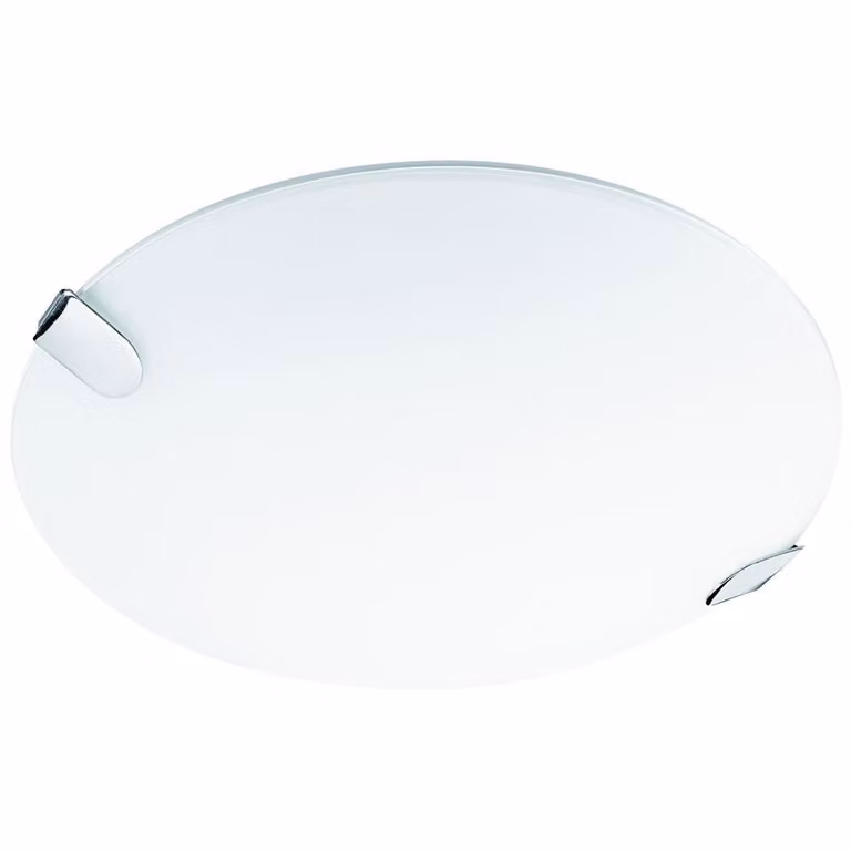 LEDS C4, plafoniera a clip - 18,5 W, luce calda, 935 lm, grado di protezione IP23, colore argento