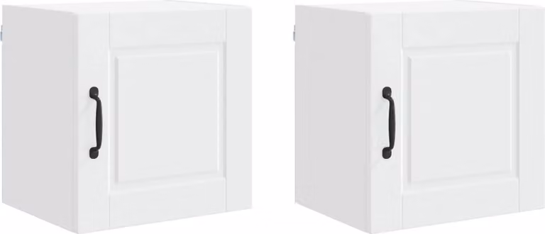 Armadietto a muro PORTO 2 pcs Bianco 40 x 31 x 40 cm