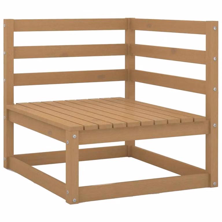 Maison Exclusive - Set da giardino 2 pezzi color miele in legno massello di pino