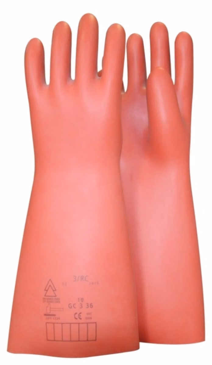 KS TOOLS Guanto di protezione per elettricisti con protezione meccanica e termica taglia 11 classe 1 rosso - 117.0091
