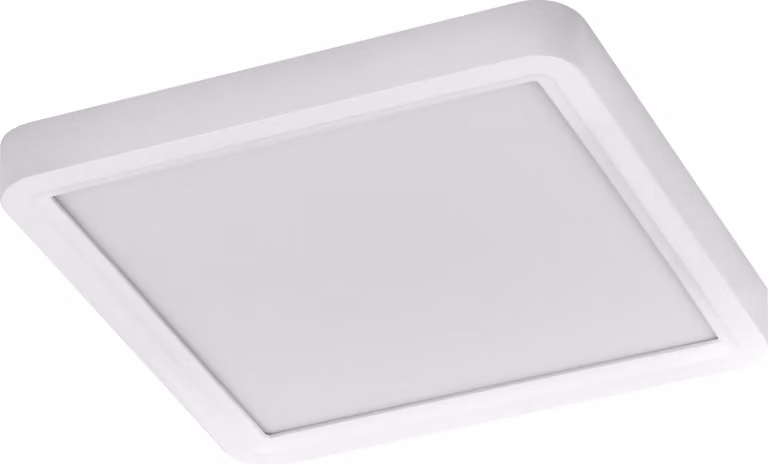 OSRAM Orbis Quickfix 195x195mm Lampada da soffitto a LED, 16W, 3000K bianco caldo, 1200lm, Click-DIM, bianco, plastica/metallo