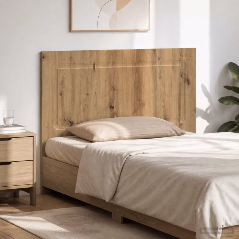 Testiera da muro moderna vidaXL UTRECHT in legno color marrone opaco