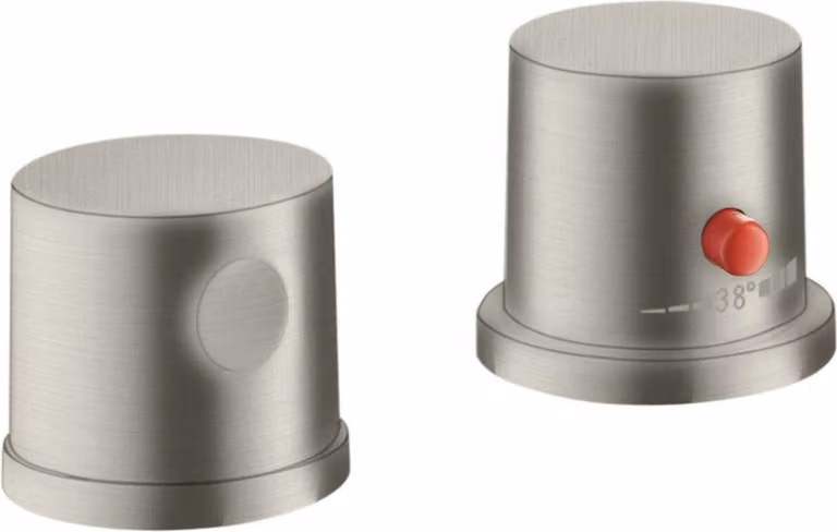 hansgrohe AXOR AXOR Uno 2 trous pour jante de baignoire, thermostat, 2 consommateurs, 38480800, 38480800