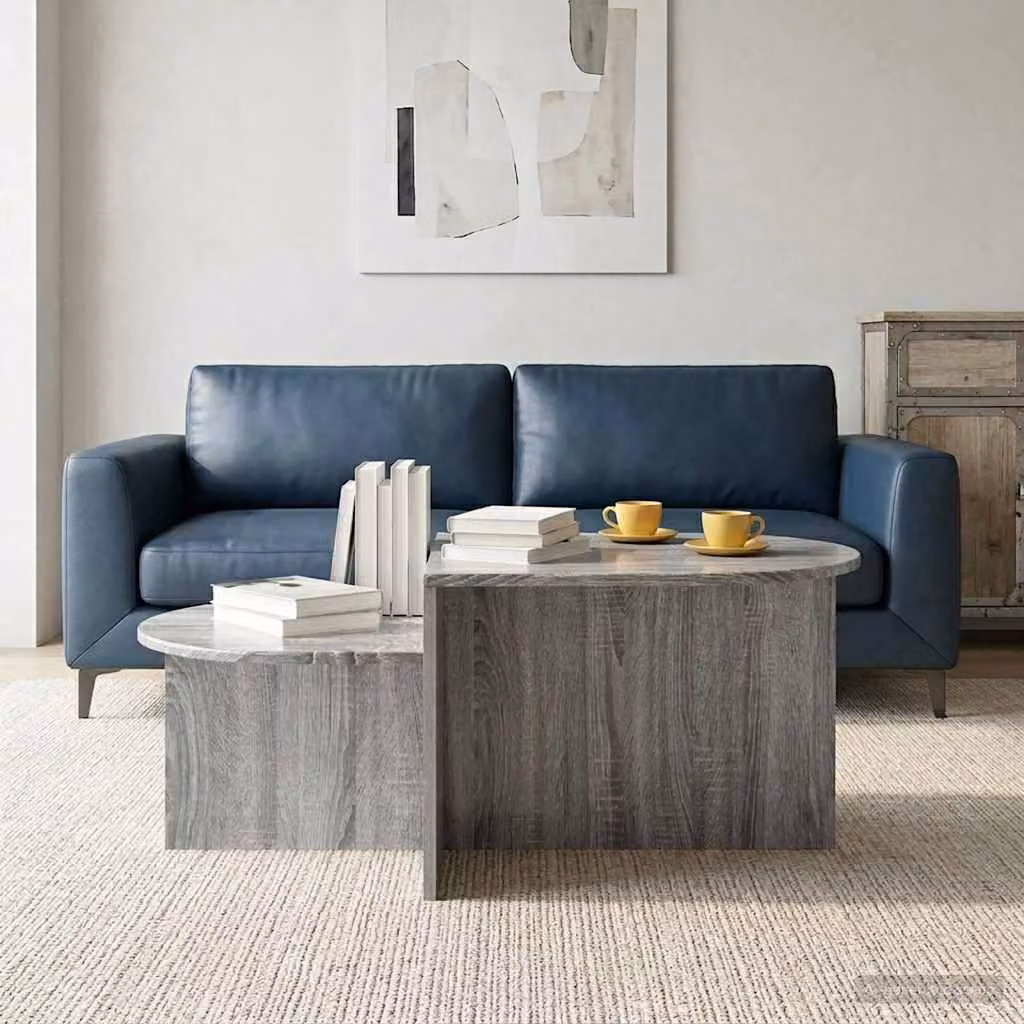 Maison Exclusive - Tavolino Sonoma grigio, 100 x 50 x 40 cm, realizzato in legno composito