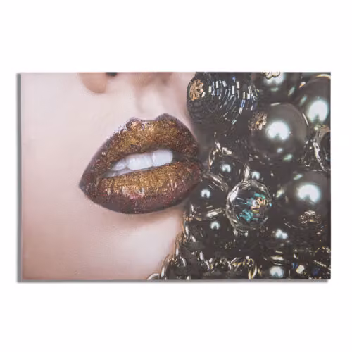 Quadri Moderni STAMPA SU TELA BEAUTIFUL LIPS CM 80X3,8X120 Mauro Ferretti