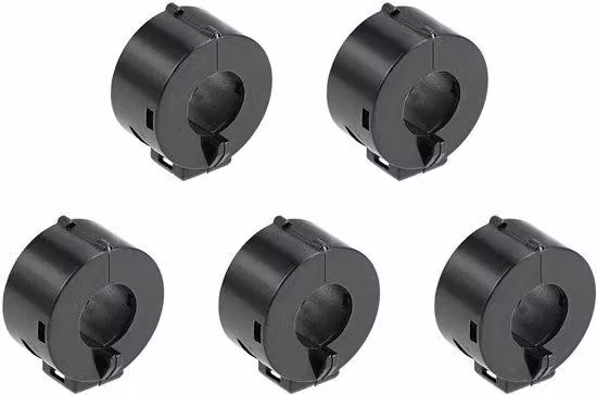 Set di 5 anelli in materiale ferromagnetico per diverse applicazioni