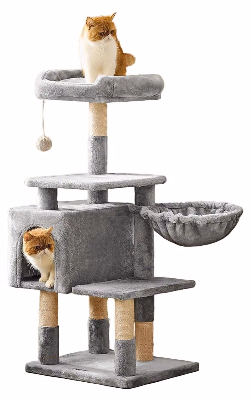 Albero per gatti - Tiragraffi - Centro attività - Stabile - 50 x 40 x 110 cm