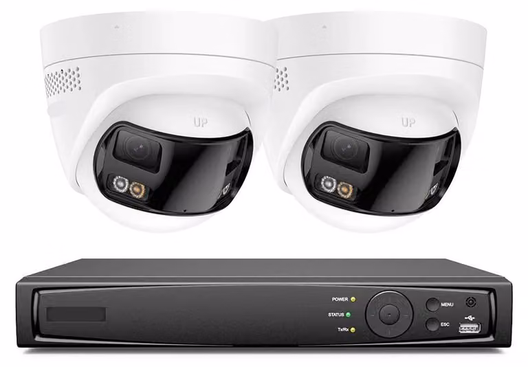 Sistema di sicurezza - Sistema di telecamere - Videosorveglianza - Sorveglianza video - 2 telecamere, 8MP, 4K Ultra HD