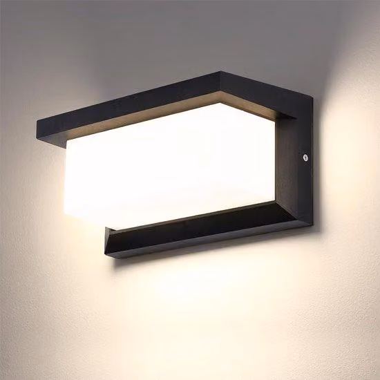 Lampada da esterno a LED con sensore di movimento - Impermeabile - 3000K bianco caldo - Lampada da esterno