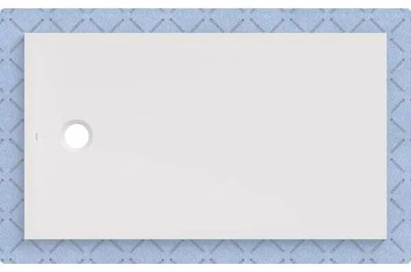 Geberit CleanFloor30 surface de douche, intégrée, avec voile d'étanchéité, 140x80cm, 551.007.00.1, 551.007.00.1