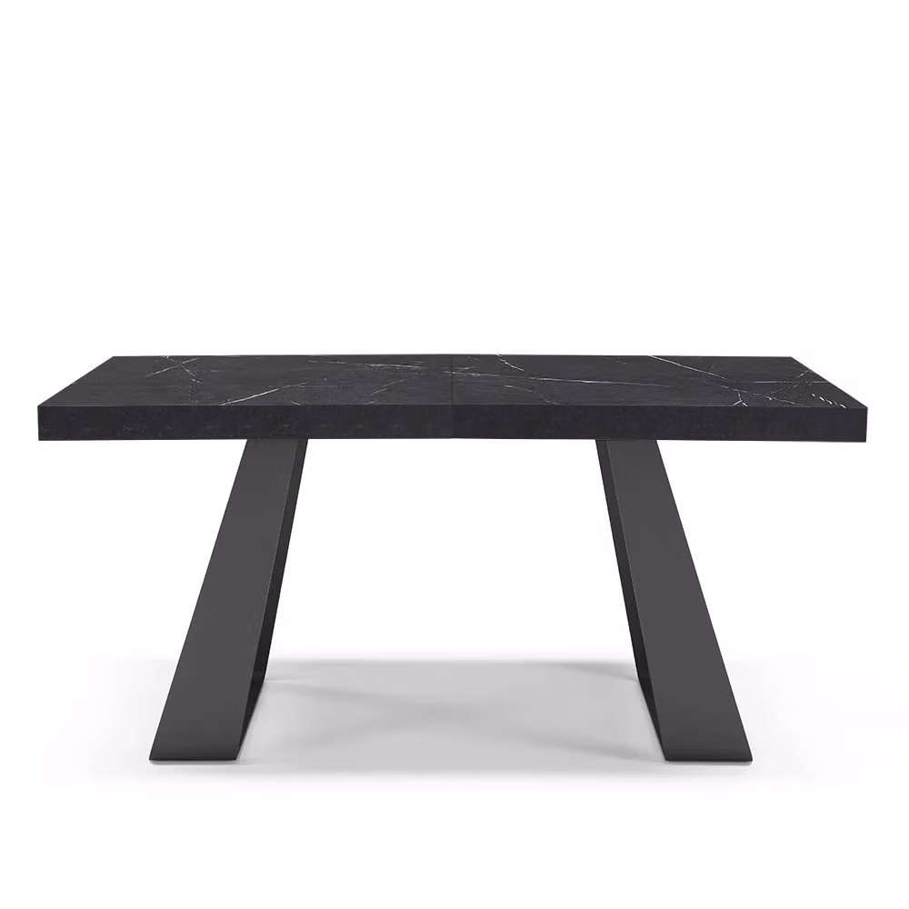 Tavolo da pranzo allungabile Argo Redokasa nero con top in melaminico e design moderno per cucina e soggiorno L/P/H: 160 x 90 x 76 cm, estensibile fino a 240 cm – 2