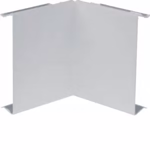 Copertura per angolo interno in lamiera d'acciaio per canale di parapetto BRS, parte superiore 80 mm, grigio chiaro