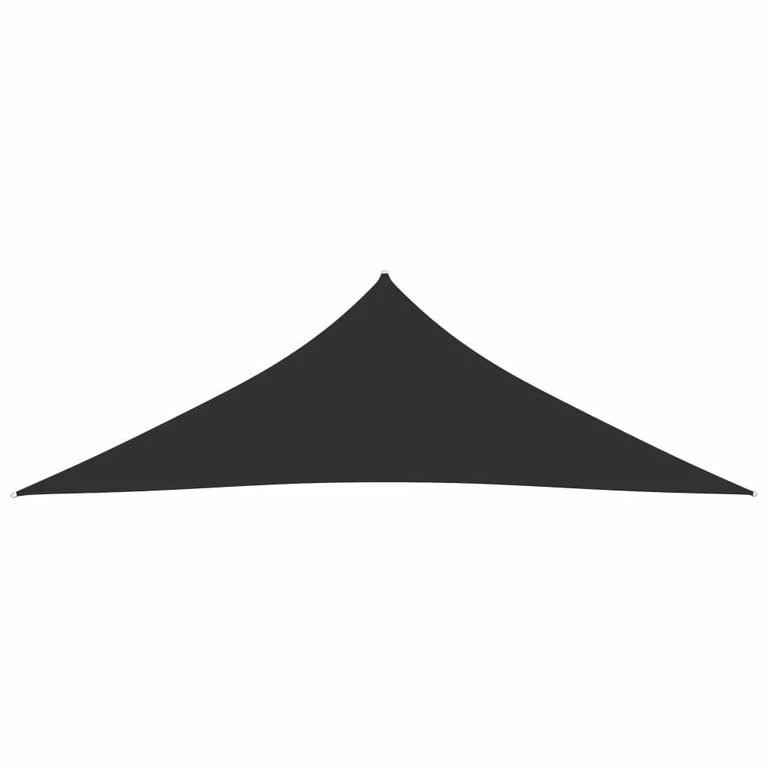 The Living Store Tenda da sole in tessuto Oxford Triangolare 3,5x3,5x4,9 m Antracite