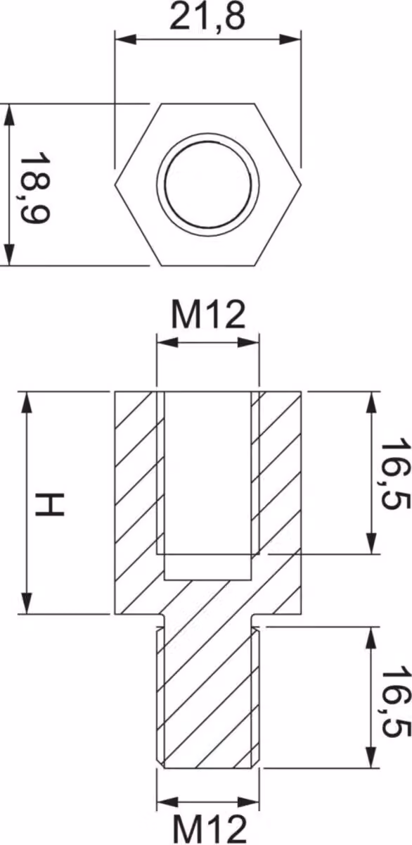 Distanziatore per tetto Schneider Electric NSYRE26 (confezione da 4)