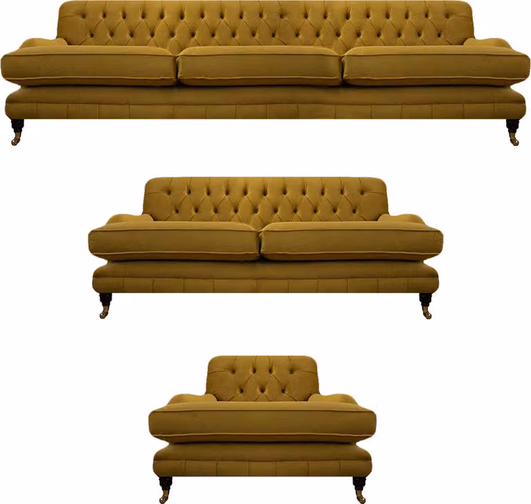 Wohnzimmer Chesterfield Modern Sofagarnitur 3tlg Polstermöbel Einrichtung