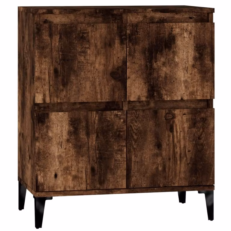 Credenza Rovere Fumo 60x35x70 cm in Legno Multistrato