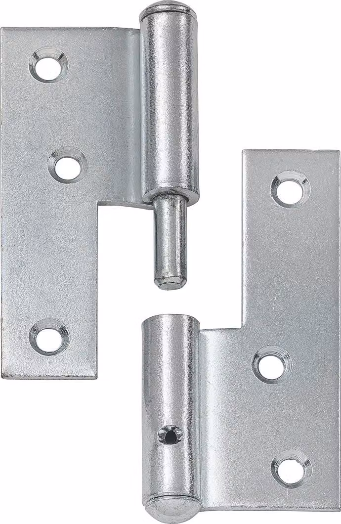 Cerniera per apertura porta VORMANN STA sinistra 80 x 72 mm DIN L blu zincata perno fisso - 000861080Z