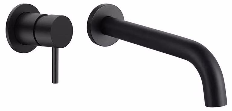 CERANO - Miscelatore da incasso per lavabo Tiziana - box - nero opaco