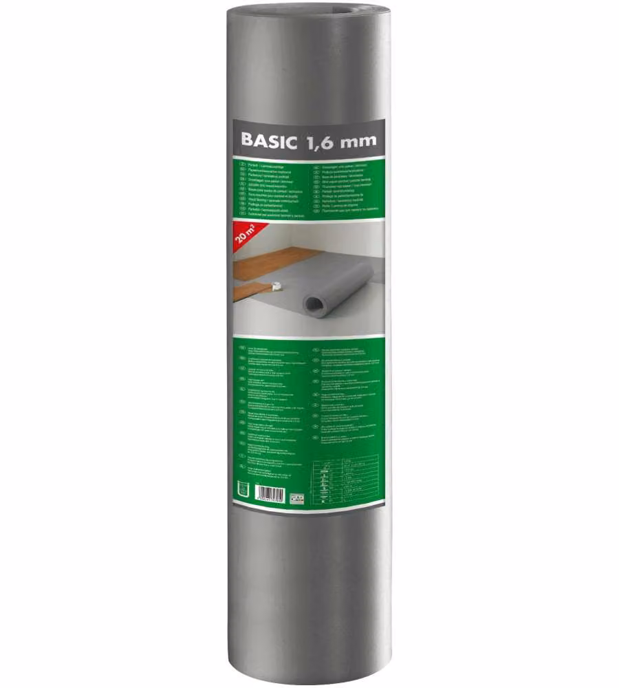 Kimono Casa Tappetino Sottopavimento 1,6 mm 20 m² per Laminato Parquet