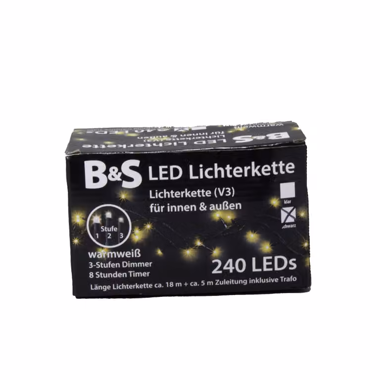 Luci fiabesche 240 LED con funzione timer di 8 ore Dimmer a 3 livelli