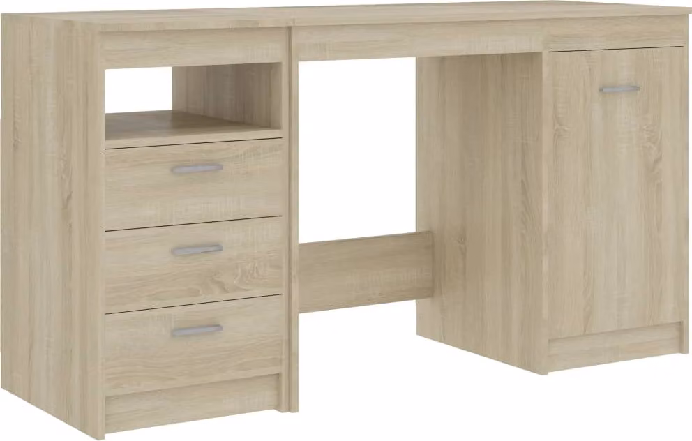 Scrivania Rovere Sonoma 140x50x76 cm in Truciolato