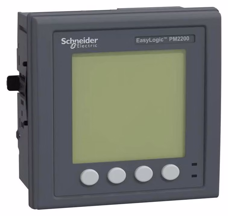 Multimetro universale Schneider Electric PM2210, trifase, 1 A/5 A, display LCD, impulso S0, classe di precisione 1 METSEPM2210
